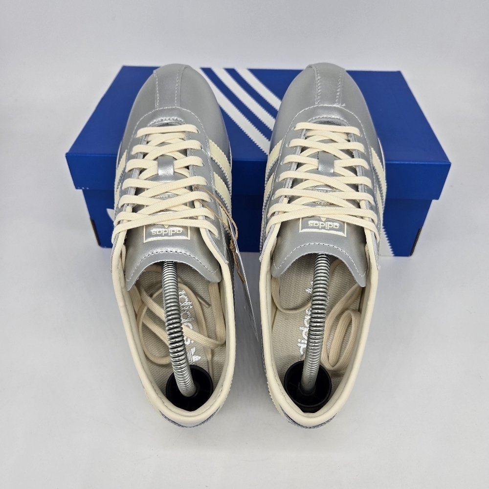 New adidas Tokyo Silver Metallic Cream White Women's Shoes Size 10.5 - Picture 5 of 8
